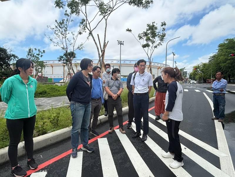 竹溪道路多人摔傷 林美燕：路面設施缺失急需改善