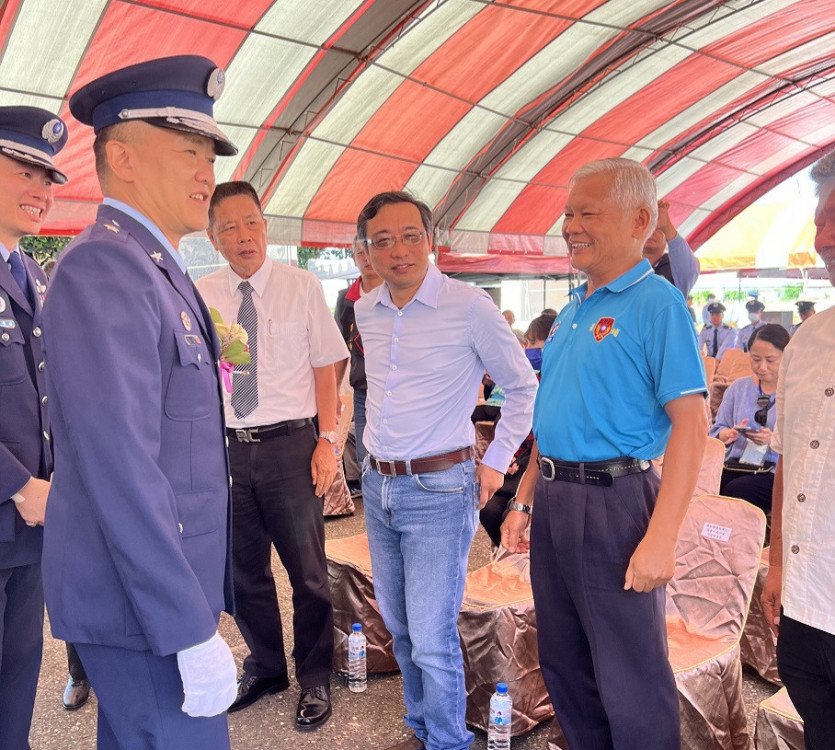 空軍司令部暨雲林榮服處聯合辦理建安四號工程殉職烈士秋祭追悼會