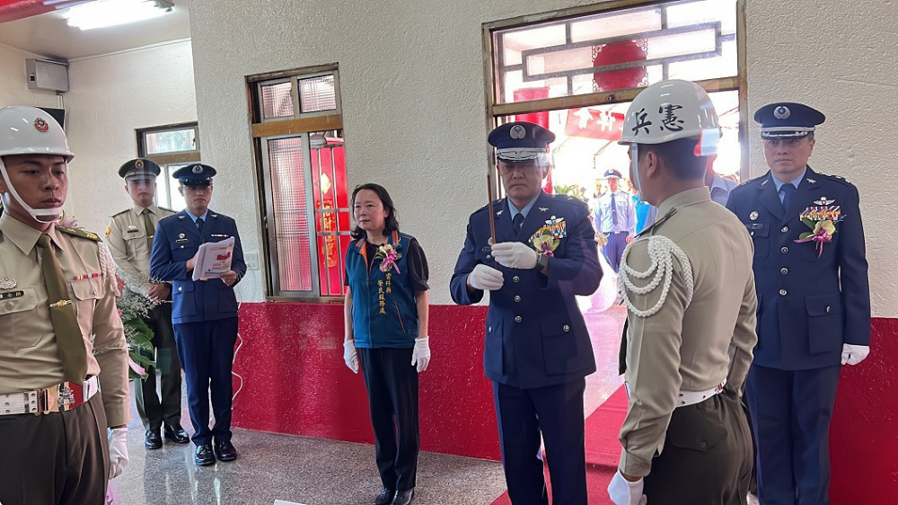 空軍司令部暨雲林榮服處聯合辦理建安四號工程殉職烈士秋祭追悼會