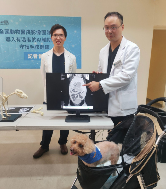 動物醫院影像團隊導入AI輔助  守護毛孩健康更有溫度