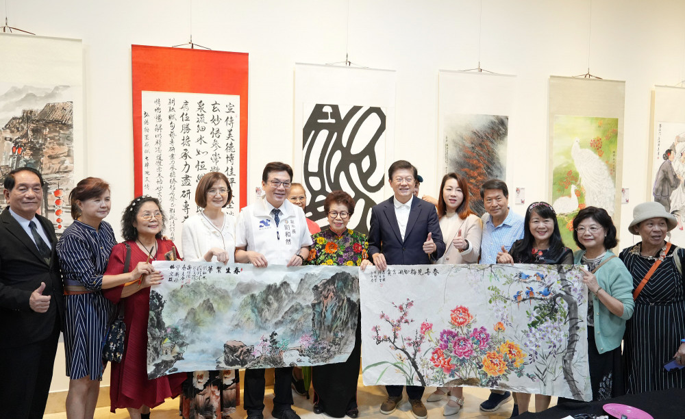 中華文耀·甲辰之美·祥龍獻瑞—國際藝術聯展  今起新北藝文中心展出