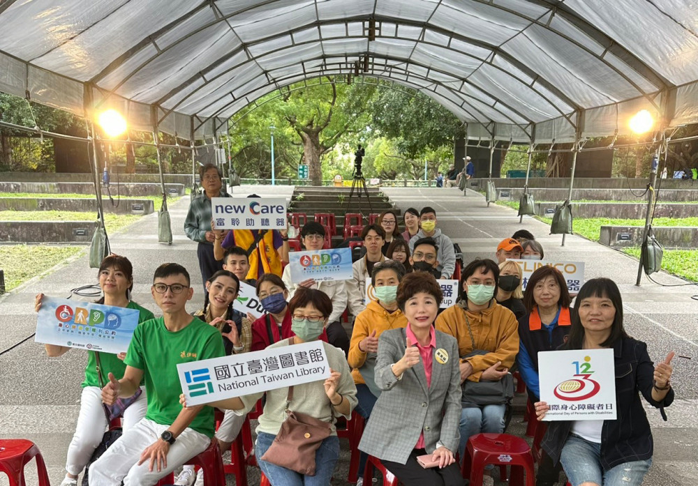 中華民國聲暉聯合會24日在國立臺灣圖書館舉辦「極度正確-字幕君競速比賽」