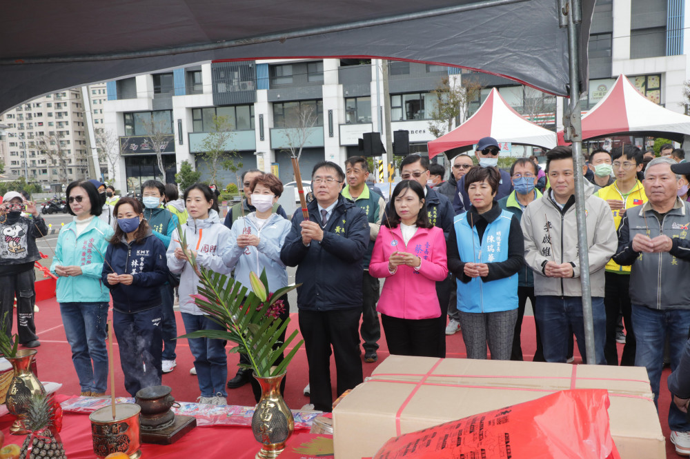 南區明德里活動中心新建工程動土 提供民眾優質生活空間