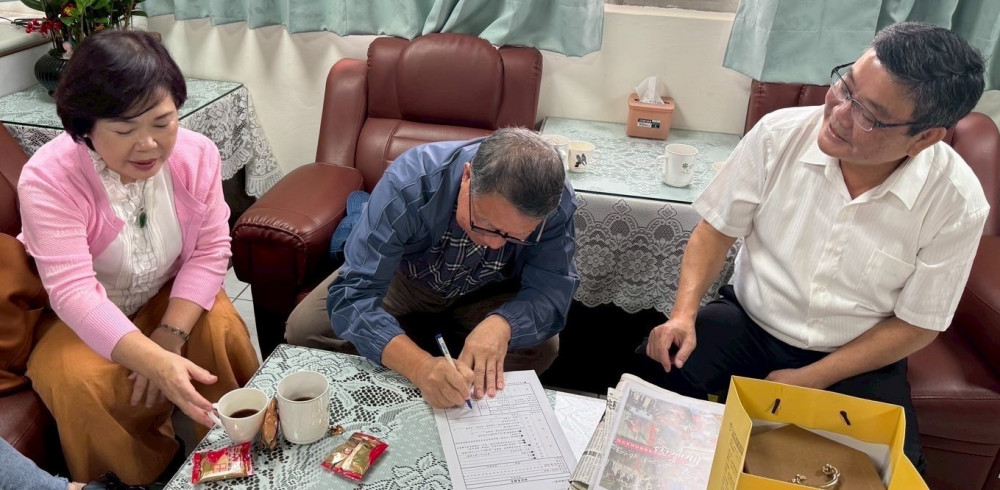 金門老兵張煜昌舊地重遊盡微薄之力 關懷地區榮民