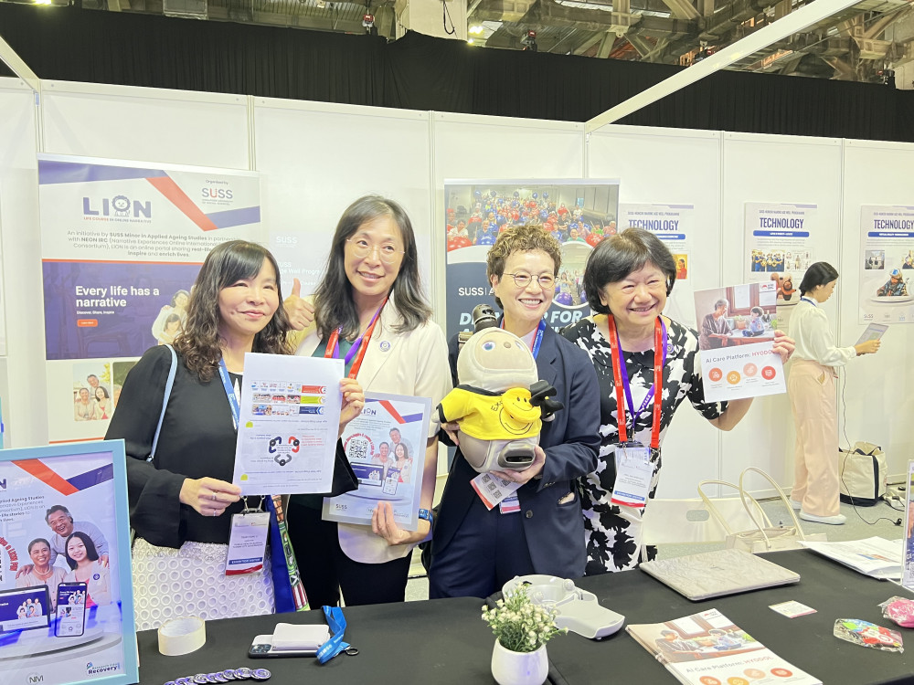 亞洲推動高齡友善政策 新倡議,與會者共同參與獅城故事計劃。 亞洲推動高齡友善政策 新倡議,與會者共同參與獅城故事計劃。