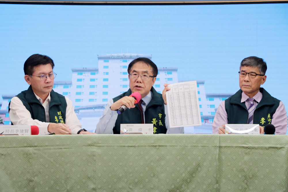台南市私下索取當範本，純屬臆測，特予澄清