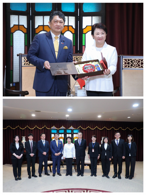 中市城市外交再＋1！日本金澤市長村山卓蒞府拜會   盧秀燕肯定共同拓展國際對話廣深度
