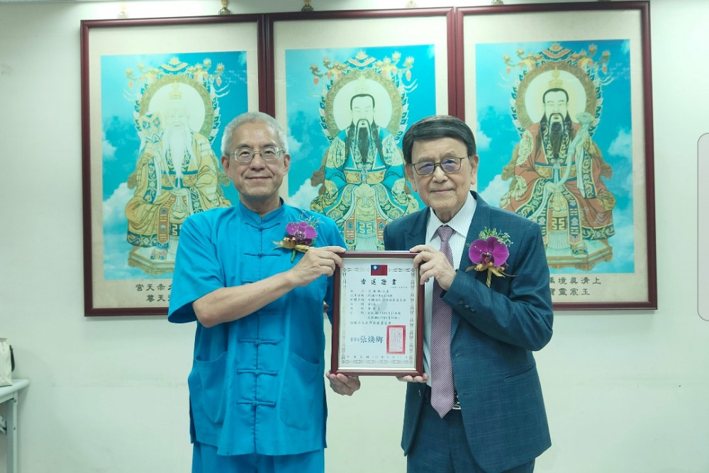 「光明燈之父」張煥鄉接道教發展基金會董事長   提3大目標推動道教文化發展