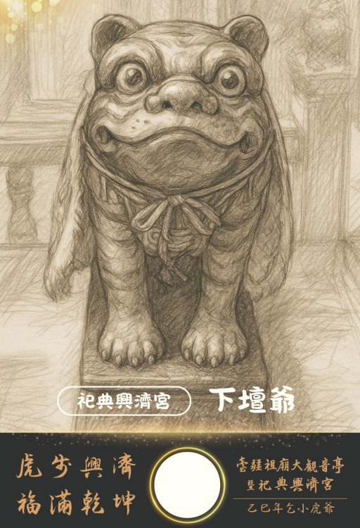 迎虎爺聖誕！祀典興濟宮「乞虎．祈福」重磅舉行 限量興福餅首亮相