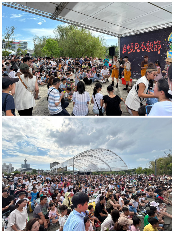 帝國糖廠華麗變身奇幻馬戲舞台 臺中夏日馬戲節首日數萬人同歡