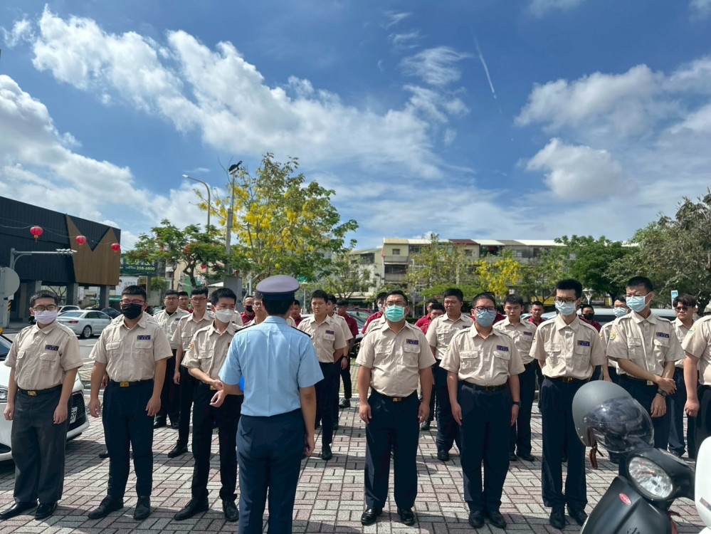 替代役法紀教育在職訓練，台南落實役男民防勤務訓練
