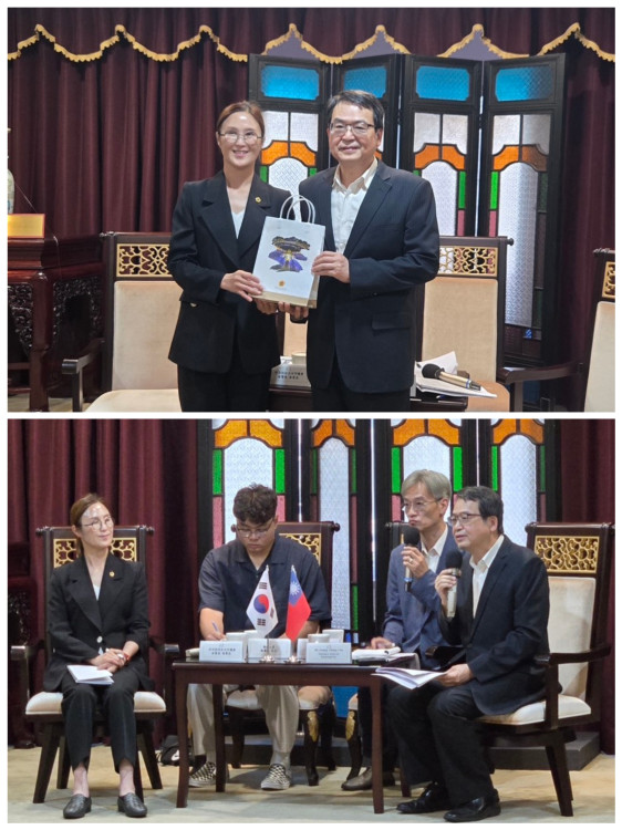 韓國世宗特別自治市議會訪團首次拜會   秘書長黃崇典期許推動兩市社福政策等各領域交流