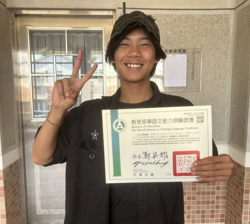 金大僑生華語測驗A2通過率達7成6創新高