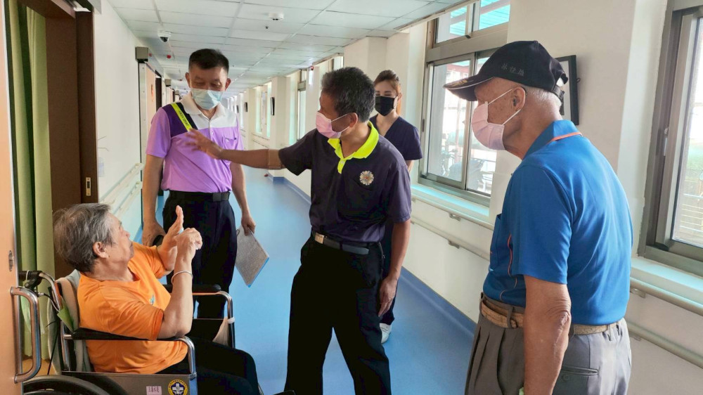 博士將軍林恆雄蒞彰化榮家演講 勉勵珍惜和平強化憂患意識