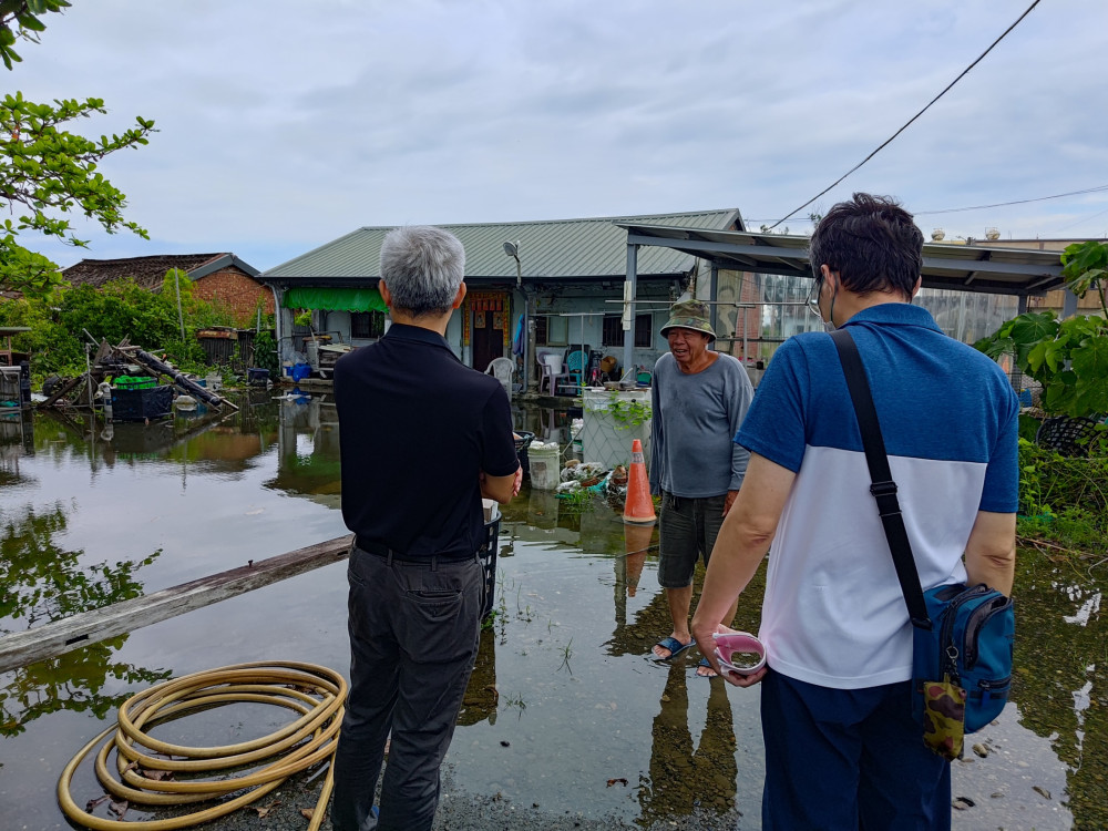 雲林榮服處豪大雨後及時關懷 守護榮民眷安全