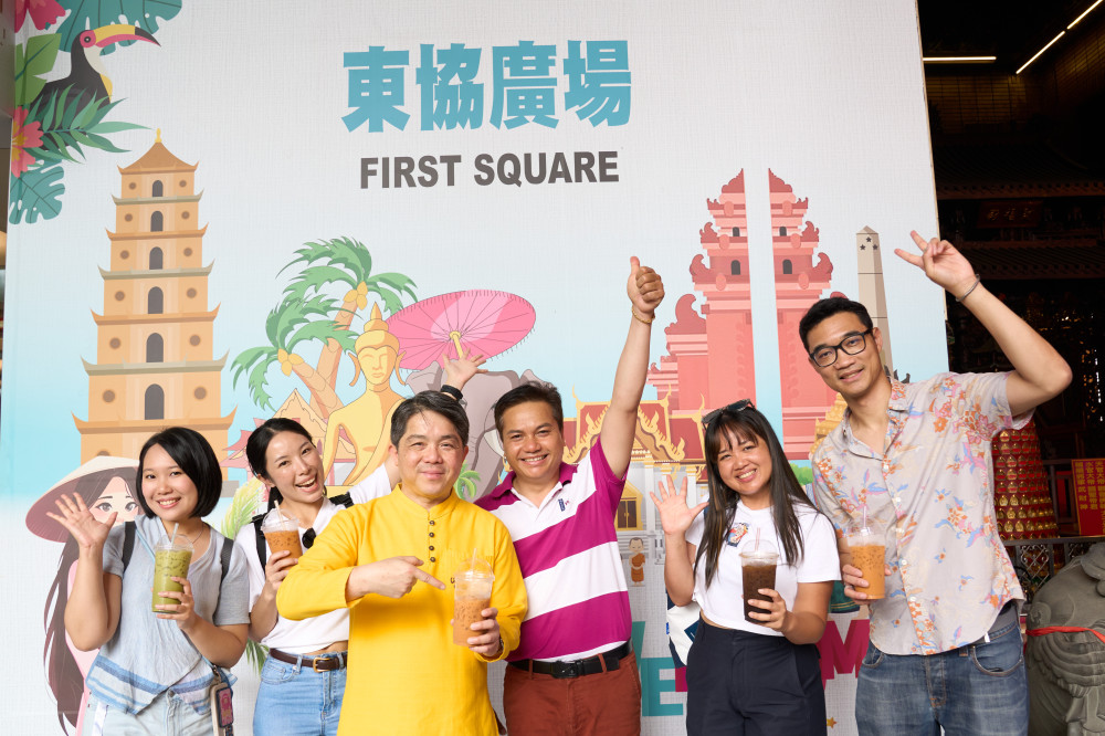 溫暖笑容傳遞泰式熱情！ 盧秀燕與泰國駐臺代表拍「臺中鍋烤節」形象影片