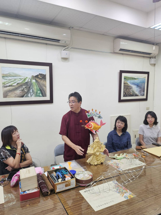 台南糊紙工藝課程開辦 為丹娜絲颱風災區籌款