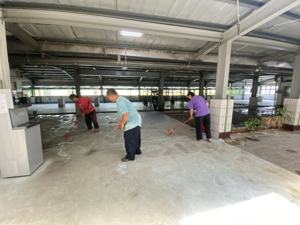 丹娜絲襲台南，公有零售市場受災，搶修後恢復營業
