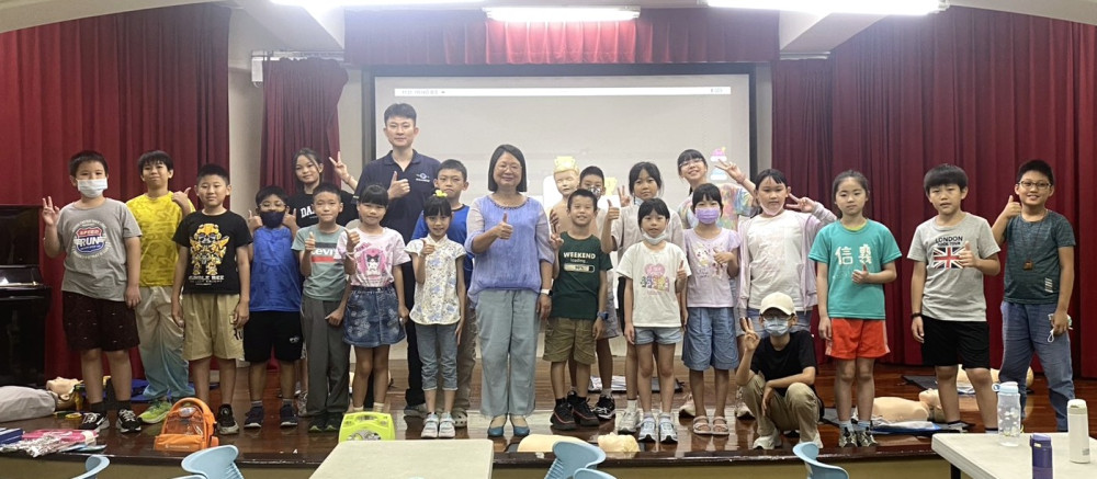 新北首推「國小學童暑期急救訓練課程」CPR＋AED從小學起培養救命力！