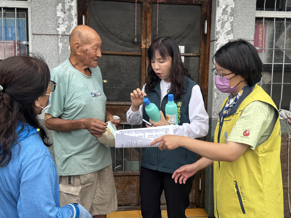 臺南市後壁區淹水 衛生局啟動行動關懷確保災民健康