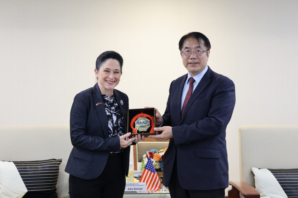 美國中西部州議會領袖訪問團訪台南 共商多領域合作