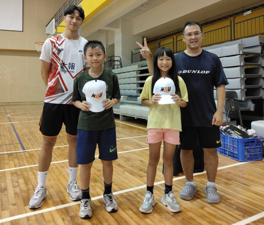  羽你童樂×球來就PICK 金大暑期雙營隊揮拍迎夏日