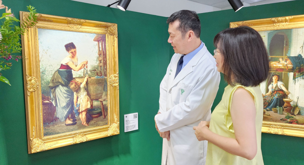 奇美暖心角啟用 讓醫院一隅看見藝術空間有溫度