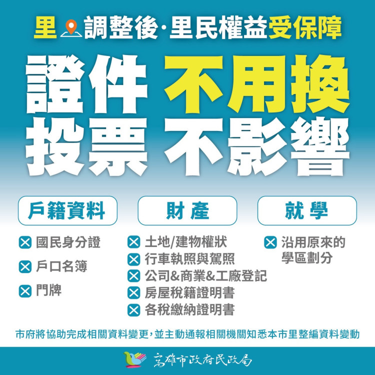 鼓山區龍水里分里說明會出席踴躍  以「三不變」確保民眾提升權益