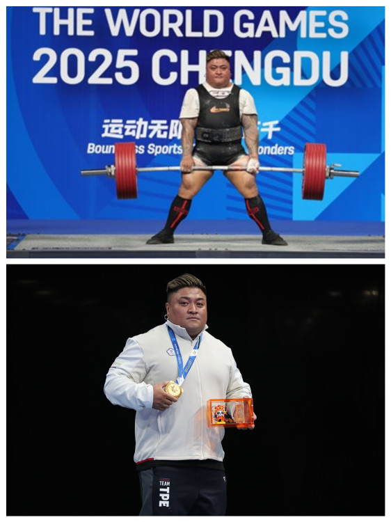 台中之光！台中114年傑出運動選手楊森 成都世運會破世界紀錄勇奪金牌