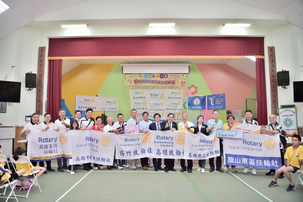 阿公店扶輪社夏令營  執行長張騏晟感謝在地企業助弱勢學童成長