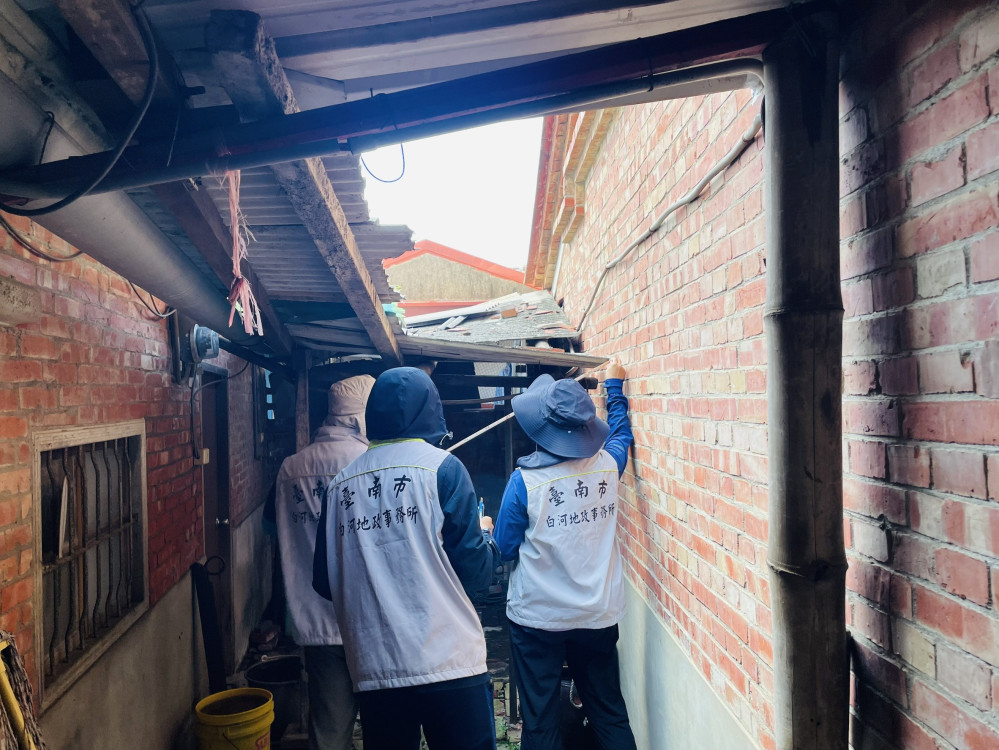 丹娜絲颱風災後重建 臺南地政局跨所支援勘測審核