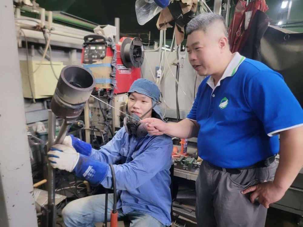 中分署培育銲接好手歷經4年磨劍  成功晉級2階國手選拔