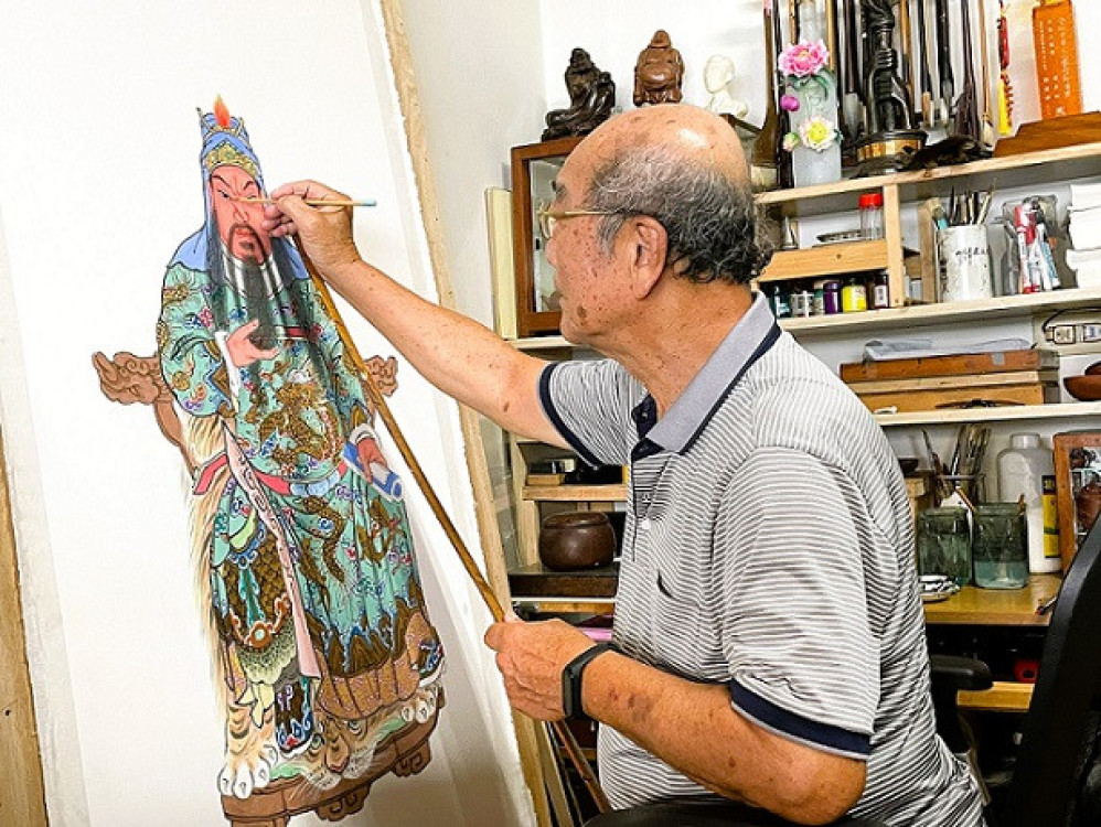 臺南「奇人帶路」介紹彩繪大師潘岳雄 傳承府城藝術風華