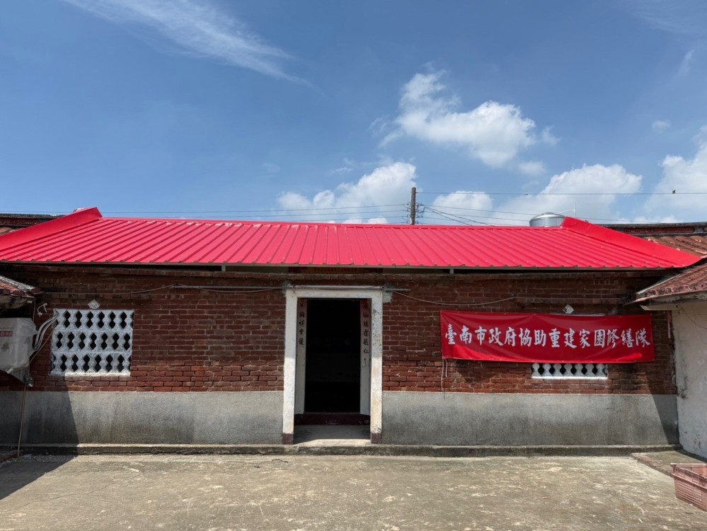 丹娜絲颱風襲台南，市府跨局處協助災民修繕民宅