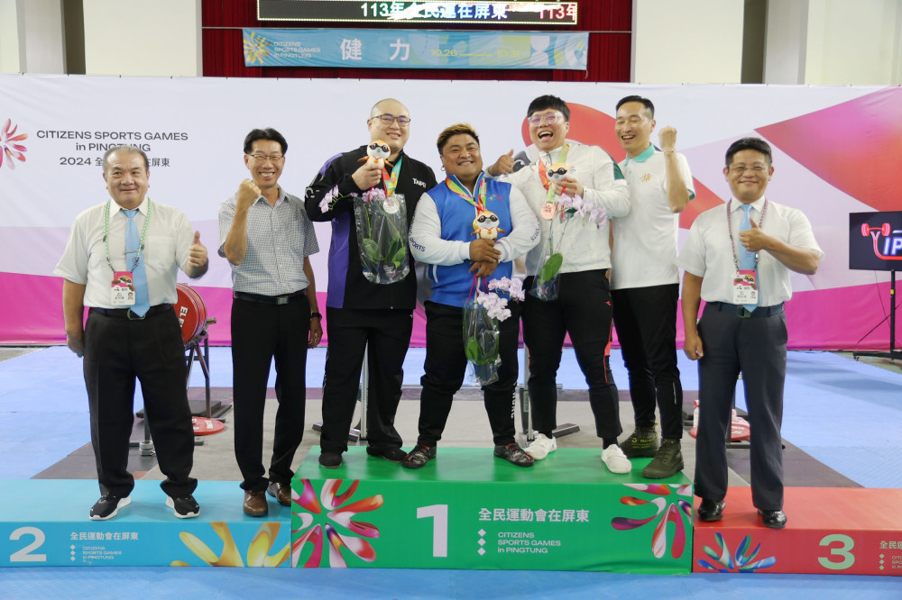 台中之光！台中114年傑出運動選手楊森 成都世運會破世界紀錄勇奪金牌