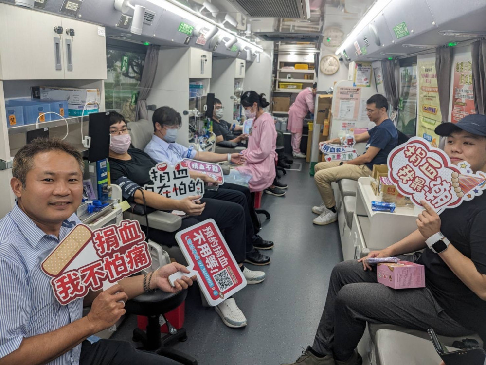 中油煉製事業部舉辦「熱血傳愛」捐血活動 展現企業社會責任