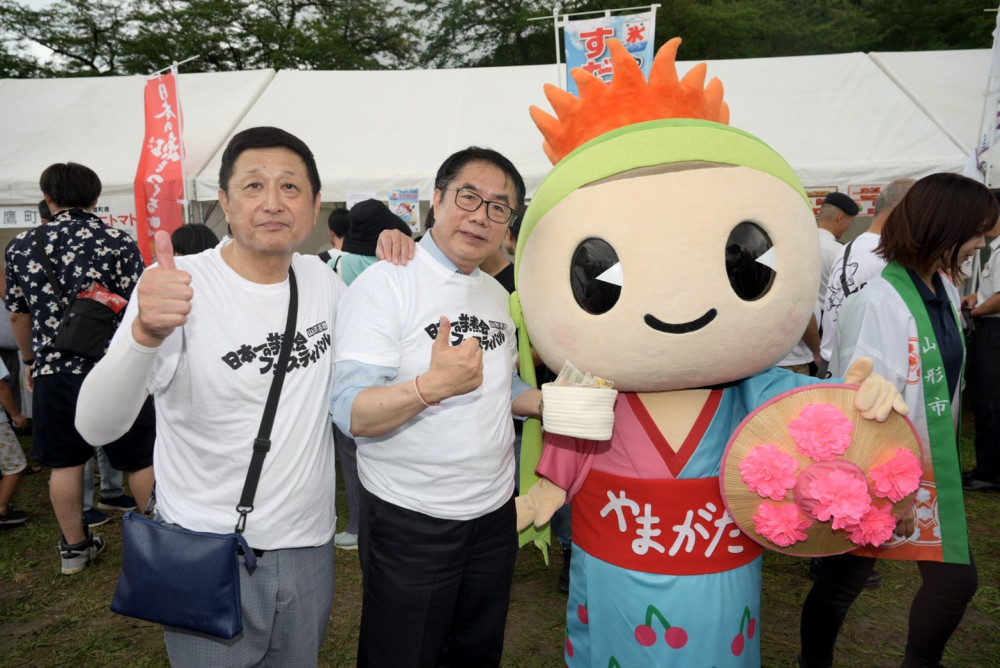 台南山形市友誼升温 黃偉哲首訪參加「日本第一芋煮節」推農特產