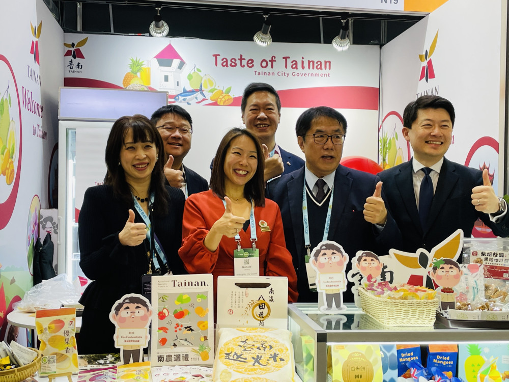 台南成台灣唯一單獨設館城市！黃偉哲帶農漁產品登 2025 澳洲食品展