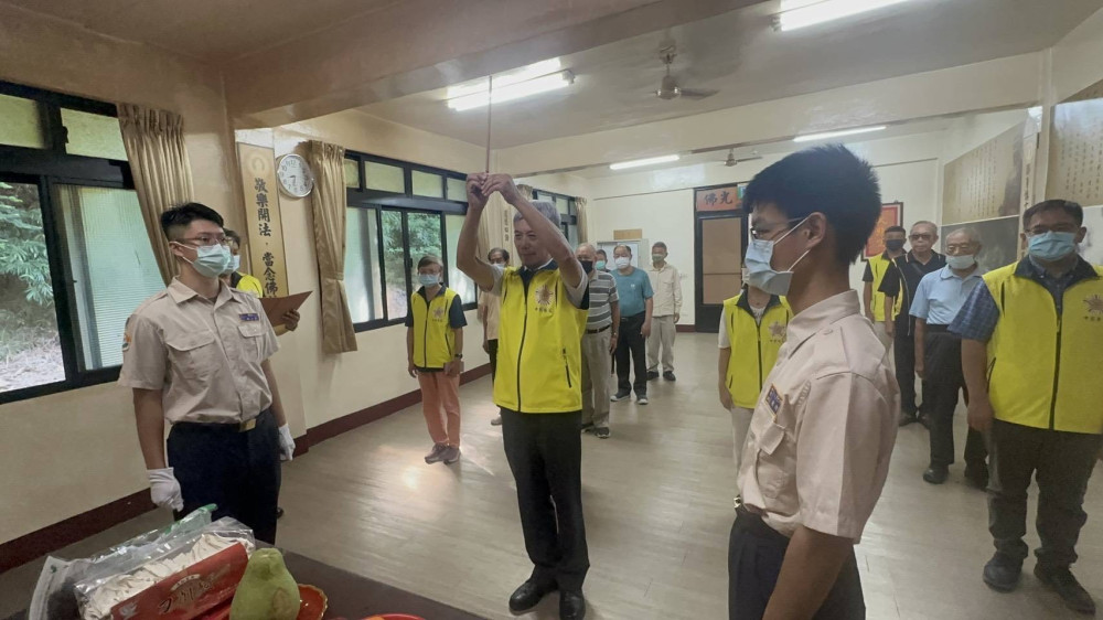 中彰榮家中元祭祀在臺亡故榮民 緬懷先賢先烈