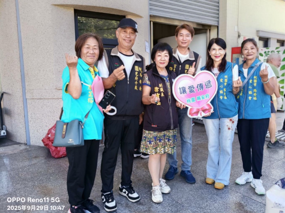 桃園賜安府及賜安福愛心協會共情花櫣災民　捐贈物資送暖陪伴渡難關