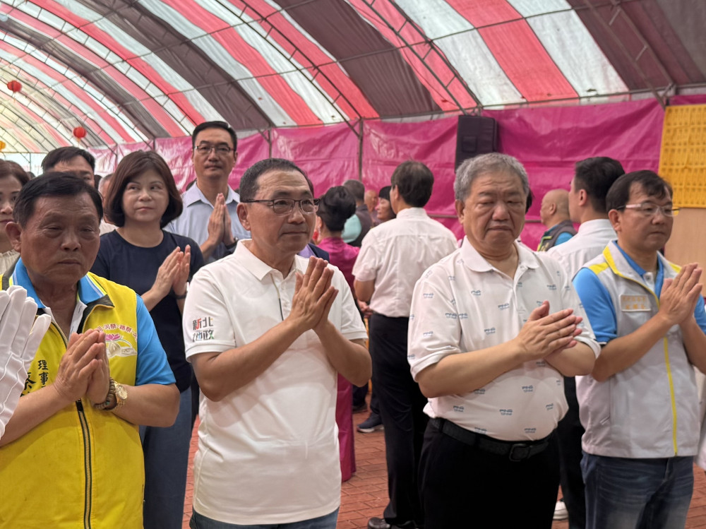 淡水河祭路祭薦拔祈福大法會 侯友宜祈求水陸一切順暢平安