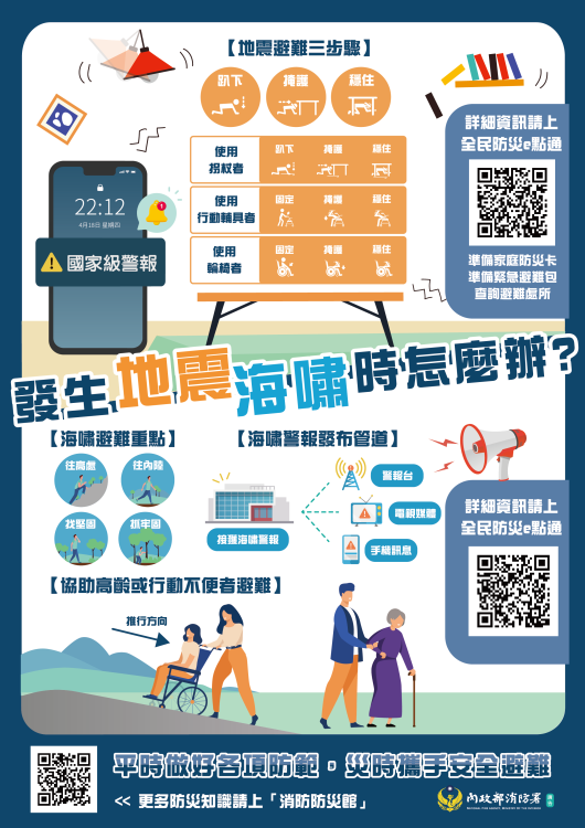 國家防災日 金門歡迎鄉親參加抽大獎