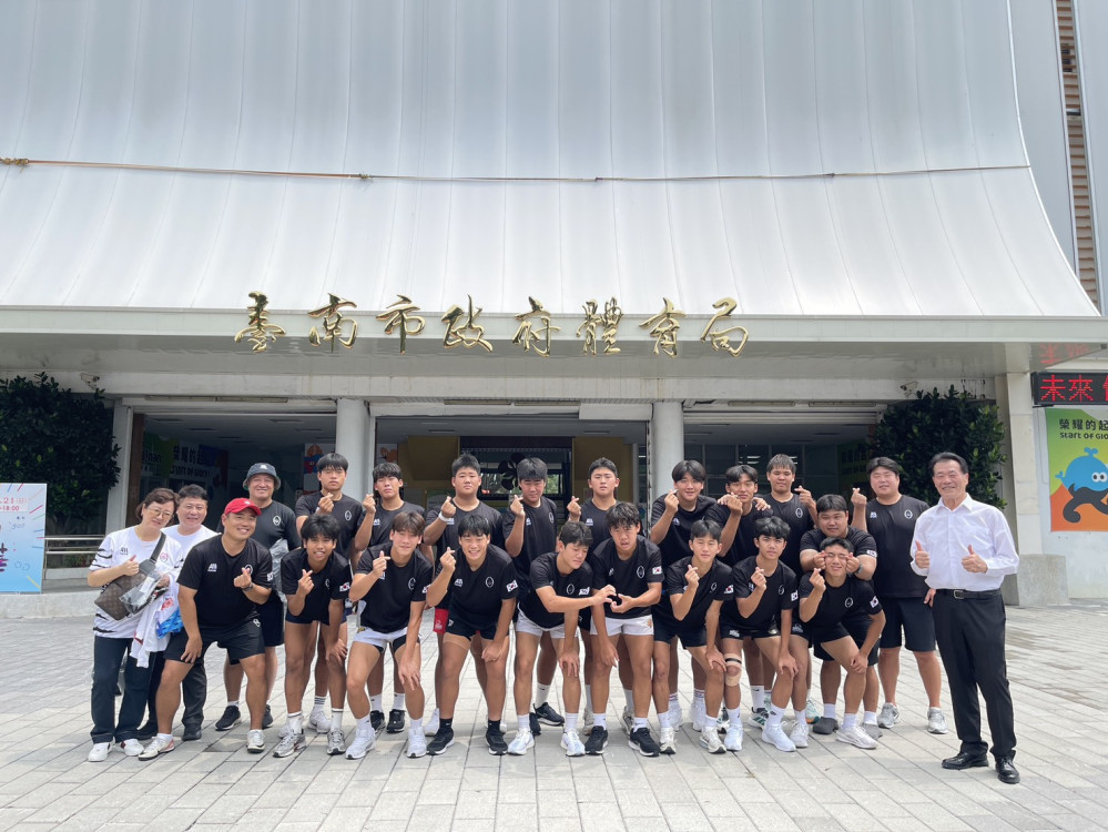 臺南迎韓國橄欖球代表隊 混合友誼賽 ＋ 文化參訪深化情誼