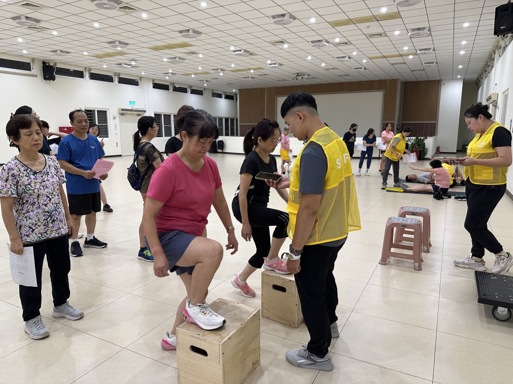 桃園市推廣體適能檢測　掌握體能強化運動方向