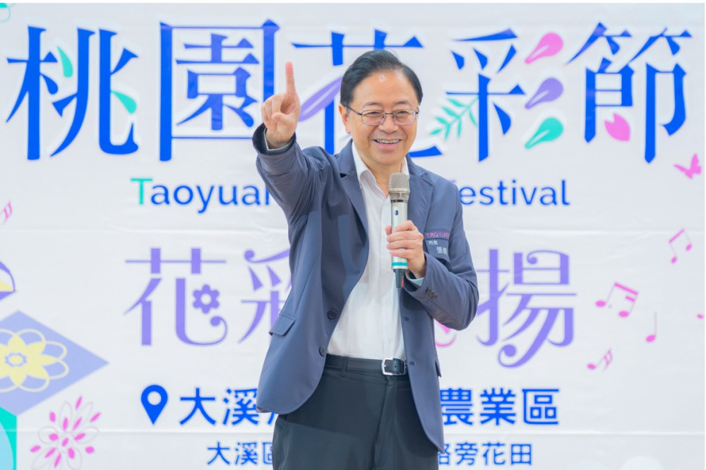 桃園花彩節11/1大溪登場 張善政:鳳飛飛金曲元素打造浪漫氛圍 桃園花彩節11/1大溪登場 張善政:鳳飛飛金曲元素打造浪漫氛圍