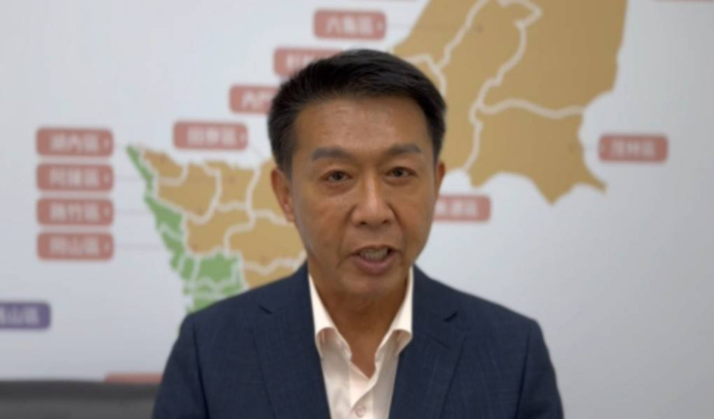 藍營柯志恩掛看板  許智傑:應共同支持《財劃法》修正案 藍營柯志恩掛看板  許智傑:應共同支持《財劃法》修正案