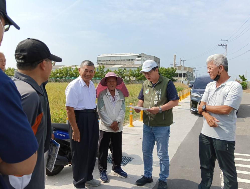 邱志偉爭取路竹長興路側溝改善工程年底動工 邱志偉爭取路竹長興路側溝改善工程年底動工