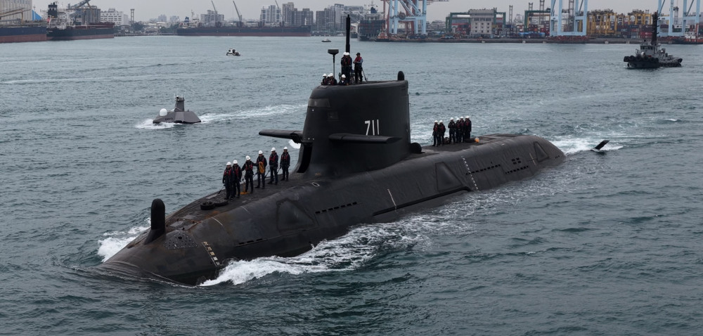 台船公司:海鯤軍艦完成第四次海試 關鍵系統測試順利