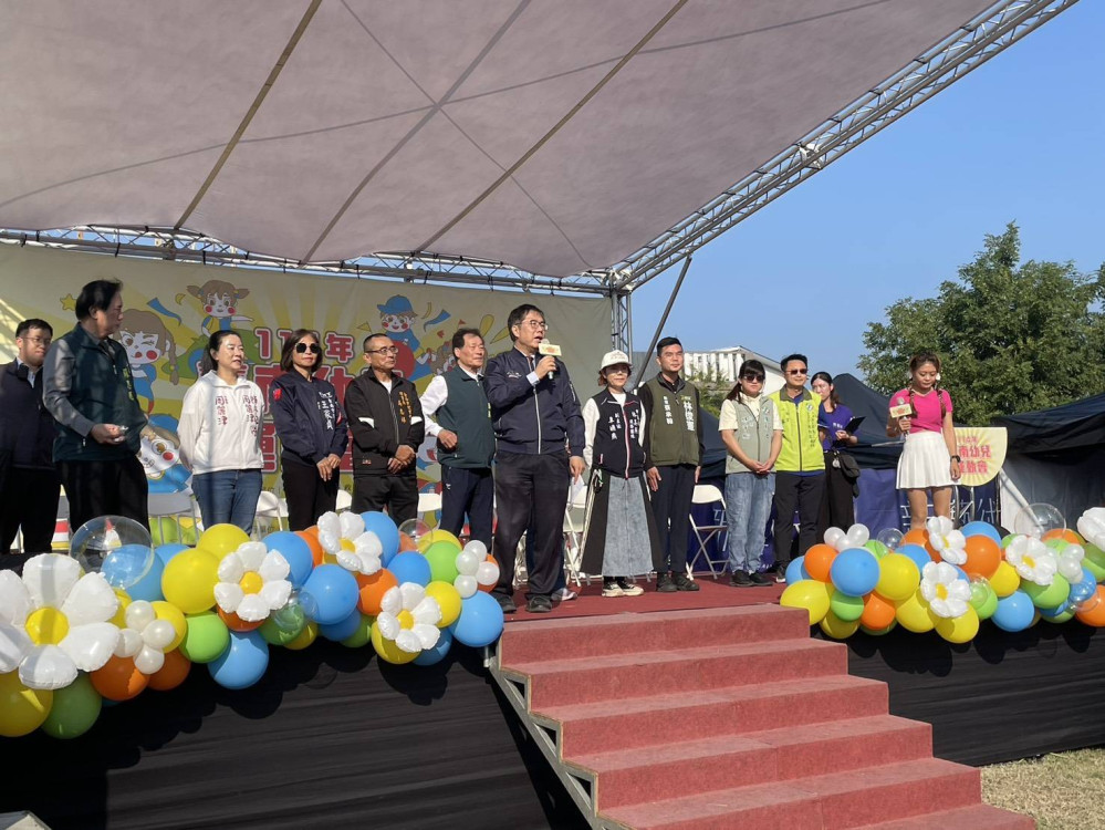 親子同樂！台南幼兒運動會登場 黃偉哲：運動是最好的成長禮物