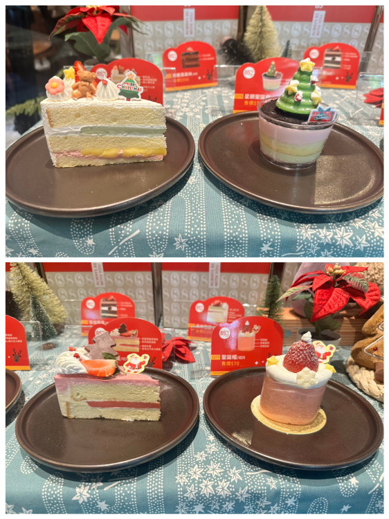 85℃聖誕7款蛋糕夢幻登場  主題切片第2件8折